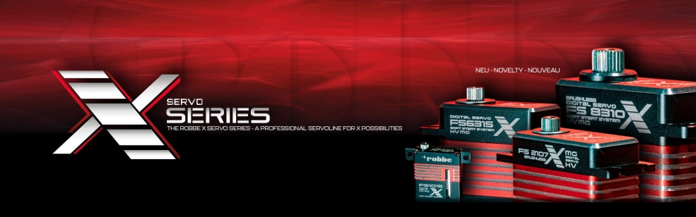 Die neuen Robbe X-Series Servos