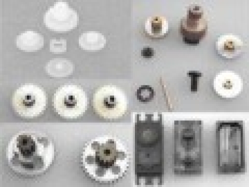 Hitec Servo Getriebe, Gehäuse Sets und Accessories
