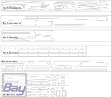 RBC Kits RES EAGLE Elektrosegler Lasercut Holzbausatz - 200 cm