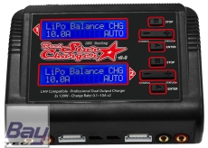 Ladegerät - 12/230V - HRC Dual-Star Charger V2.1 - 2x 120W - LSM Sprachwahl