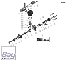DLE61 61ccm 2 Takt Benzin Motor 6,0 PS incl. Elektro. Zündung