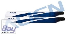 Align 360mm Carbon Hauptrotorblätter, blau