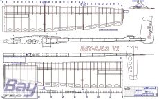 Bay-Tec BAY-R.E.S RES Klasse Segler 2000mm Laser Cut Bausatz