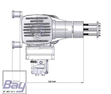 DLE111 111ccm Boxer Benzin Motor incl. Elektronischer Zündung