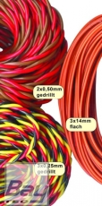 Servokabel lose JR 3x0,14mm² verdrillt je m