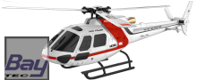 AS350 HELICOPTER RTF 244mm Futaba kompatibel