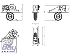 Bay-Tec Einziehfahrwerk für Segler 1/6