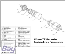Bay-Tec XPower F3820/10 - 1050KV - Brushless Motor