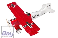 Super Flying Model Fokker DVII EP ARTF Teal 1200mm Red White