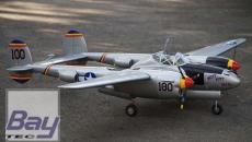 VQ Model P-38 Lightning 2100mm ARF Olive 2 Mot