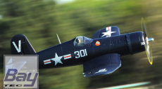 FMS Big Scale F4U Corsair blau ARTF 1450mm incl. EZFW V4