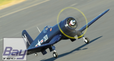 FMS Big Scale F4U Corsair blau ARTF 1450mm incl. EZFW V4