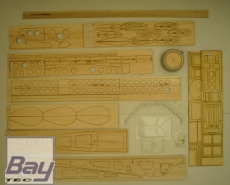 DHC-2 Beaver V2 Trainermodell 105cm Balsaworx Holzbausatz Lasercut