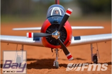 FMS T-28D Trojan Rot/Weis V4 ARTF 1400mm Big Scale mit EZFW