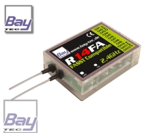 Bay-Tec R14FA 14 Kanal FASST Kompatibler 2,4 GHz Empfänger