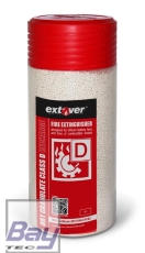 Extover® - Brandschutz Feuerlöschgranulat für Lithium Akkus - Kunststoffröhre - 4l