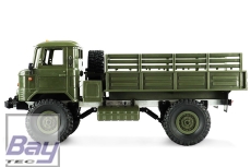 GAZ-66 LKW 4WD 1:16 Bausatz grün - incl. Motor und Lenkservo
