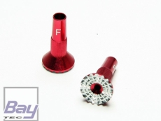 Steuerknüppel Alu breit für Futaba, Spektrum (M3)