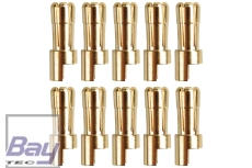 Goldkontakt - Ø5,5mm - 10 Stecker