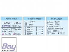 MASTER Akku Power Meter 1-8S mit TFT Farbdisplay