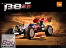 Team Magic Buggy B8ER Rot/Schwarz - 1/8 Elektrisch - 4WD Buggy - RTR - 2500kv Brushless Motor - 4S - Wasserdicht