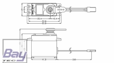 Hitec Servo D646WP - Digital - 21mm - 0,16s - 12kg