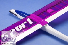 Topmodel CZ Sport 2340mm ARF grün - Thermik Segler / Elektro Segler - mit 4 Klappen Flügel