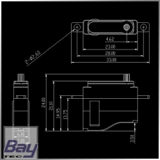 Grupp Servo 6mm Servo GM88R (Digital) - LV/HV - 8g - 6mm