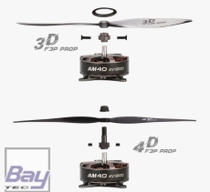 T-MOTOR BPP-4D AM40 Brushless Combo F3P indoor 1850kv