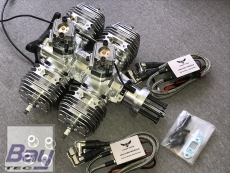 HORNET Engine 165cc V2 4 Zylinder Benzin Motor incl. Elektronischer Zündung