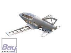 Balsaworx BD-5A 1/6 SemiScale Kleinflugzeug Spw. 88cm, CNC Lasercut Holzbausatz