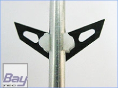 CFK-Höhenleitwerk inkl. Halterung für MH-MSR025, Blade MSR