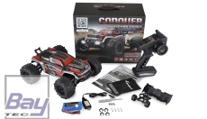 Conquer Race Truggy brushed 4WD 1:16 RTR rot