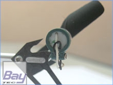 Delrin Heckmotorhalterung, Blade MSR
