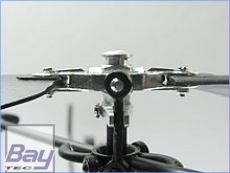 CNC Rotorkopf, silber, Blade MSR