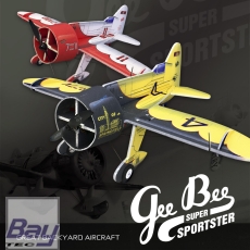 RC-Factory GEE BEE gelb / schwarz - 800mm
