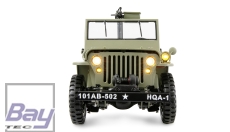 Jeep Willys MB Scale Crawler 4WD 1:14 RTR grün - incl. Seilwinde und Soundmodul