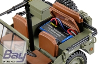Jeep Willys MB Scale Crawler 4WD 1:14 RTR grün - incl. Seilwinde und Soundmodul