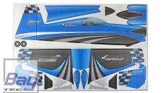 Shockflyer Edge 540V3 840mm Kit Blau - 3mm Flexi Foam