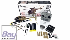AFX MD500E Militär brushless 4-Kanal 325mm Helikopter 6G RTF braun