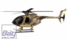 AFX MD500E Militär brushless 4-Kanal 325mm Helikopter 6G RTF braun