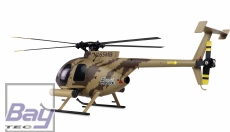 AFX MD500E Militär brushless 4-Kanal 325mm Helikopter 6G RTF braun