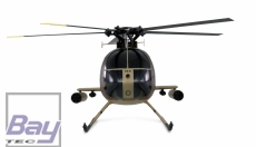 AFX MD500E Militär brushless 4-Kanal 325mm Helikopter 6G RTF braun