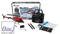Bell 206 CP Jet Ranger Helikopter 6-Kanal 6G RTF - 30,6 cm Rotor - 6 Achsen Gyro