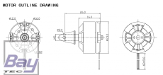 Volta DXW D1806/2400 2400KV Brushless Motor