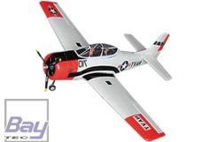 Dynam T-28 Trojan rot 1270mm PNP Set incl. EZFW und Beleuchtung