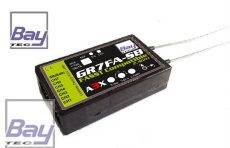 Bay-Tec GR7FA 7 Kanal FASST Komp. 2,4 GHz Empfänger mit integriertem A3X Flugstabilisierungssystem