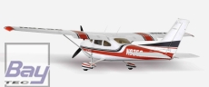 FMS Big Scale Cessna 182 Trainer rot, PNP 1400mm ohne Akku/RC