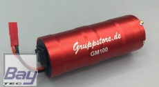 Kraftstoffpumpe elektrisch für RC-Modelle - Aluminium Gehäuse rot eloxiert