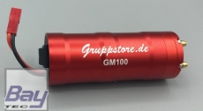 Kraftstoffpumpe elektrisch für RC-Modelle - Aluminium Gehäuse rot eloxiert